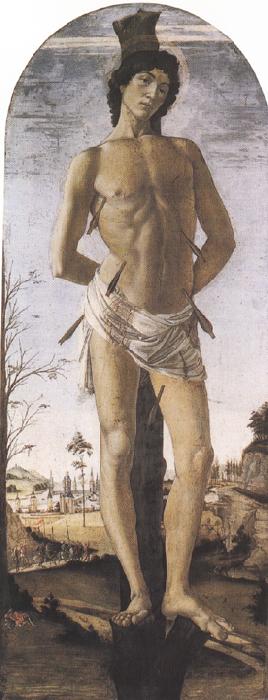 Sandro Botticelli St Sebastian (mk36) France oil painting art